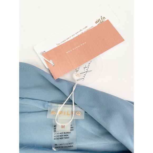 PilyQ Lace Bikini Bottoms Sky Blue NWT - Picture 3 of 3